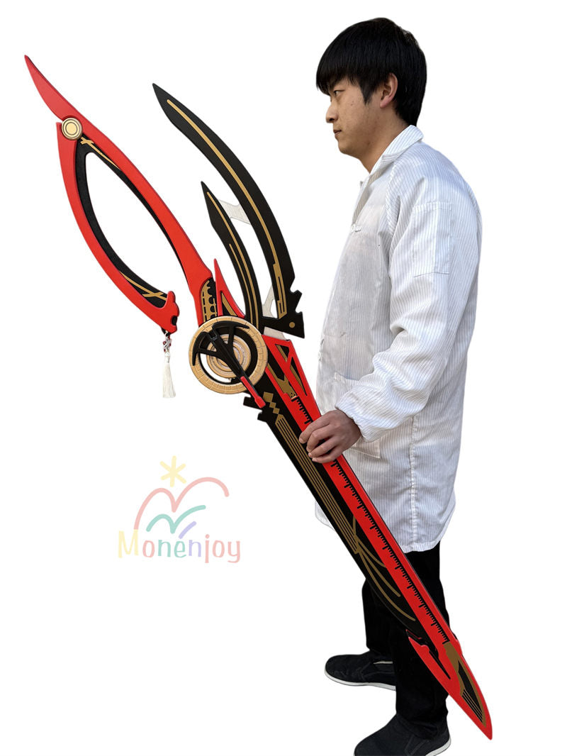 Monenjoy　鳴潮 千咲 コスプレ道具　ちさ　モチーフ武器　武器モデル　木　1.6ｍ