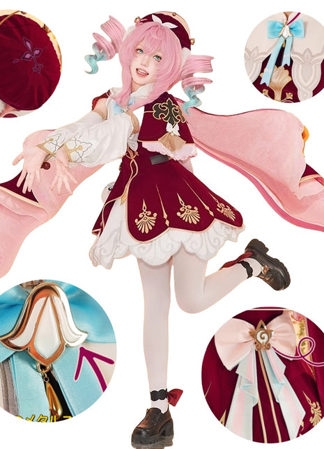 「第一弾注文受付中！ 5月上旬出荷予定」Monenjoy　崩壊スターレイル　ヒアンシー　コスプレ衣装　洋服　ワンピース 少女　医師ヒアシンシア　コスチューム　オンパロス 黄金裔　かわいい　帽子付 - Monenjoy
