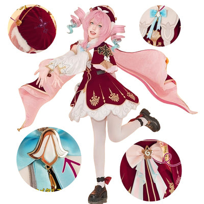 「第一弾注文受付中！ 5月上旬出荷予定」Monenjoy　崩壊スターレイル　ヒアンシー　コスプレ衣装　洋服　ワンピース 少女　医師ヒアシンシア　コスチューム　オンパロス 黄金裔　かわいい　帽子付 - Monenjoy