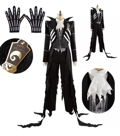 Monenjoy　コスプレ衣装　 ツイステハロウィーン2024 紳士 礼服　スカリー・J・グレイブス Skully J Graves ディズニー ツイステッドワンダーランド　コスチューム　カッコイイ　変装 - Monenjoy