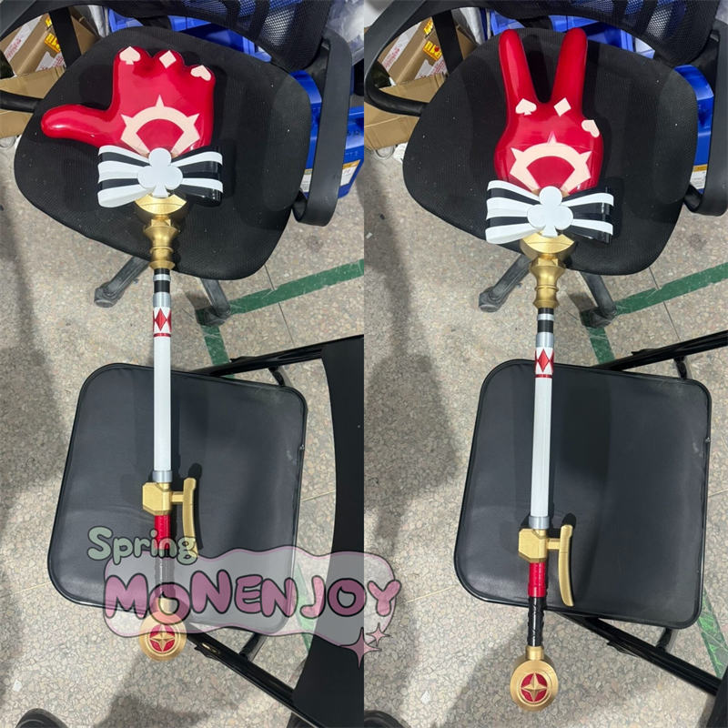 Monenjoy　崩壊スターレイル 火花　法杖　PETG+PLA材質　100cm　軽量 いいねハンド チョキハンド スタレ　コスチューム 二相楽園 切り替え可能 武器モデル