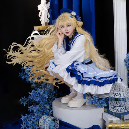 Monenjoy　鳴潮　ローソンコラボ　フィービー　コスプレ衣装　ワンピース　ドレス　セーラー服　ロリータ　共鳴者　コスチューム　イベント　かわいい　