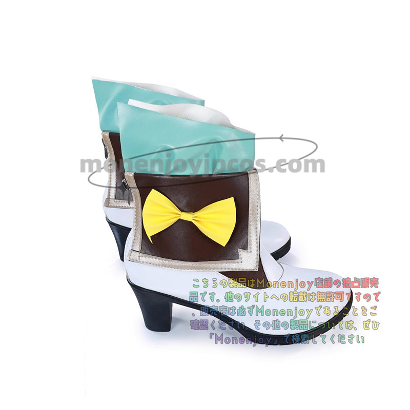 Monenjoy 崩壊スターレイル　ホタル 靴　コスプレ道具　スパッツブーツ　デザイン　オーダーメイド - Monenjoy