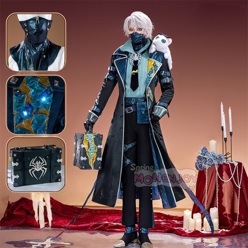 Monenjoy アイデンティティ5 納棺師 コスプレ衣装　7周年UR衣装パック 納棺師 キャッツアイ 第五人格/IdentityV　猫ちゃん＋箱追加　コスチュームGS1931