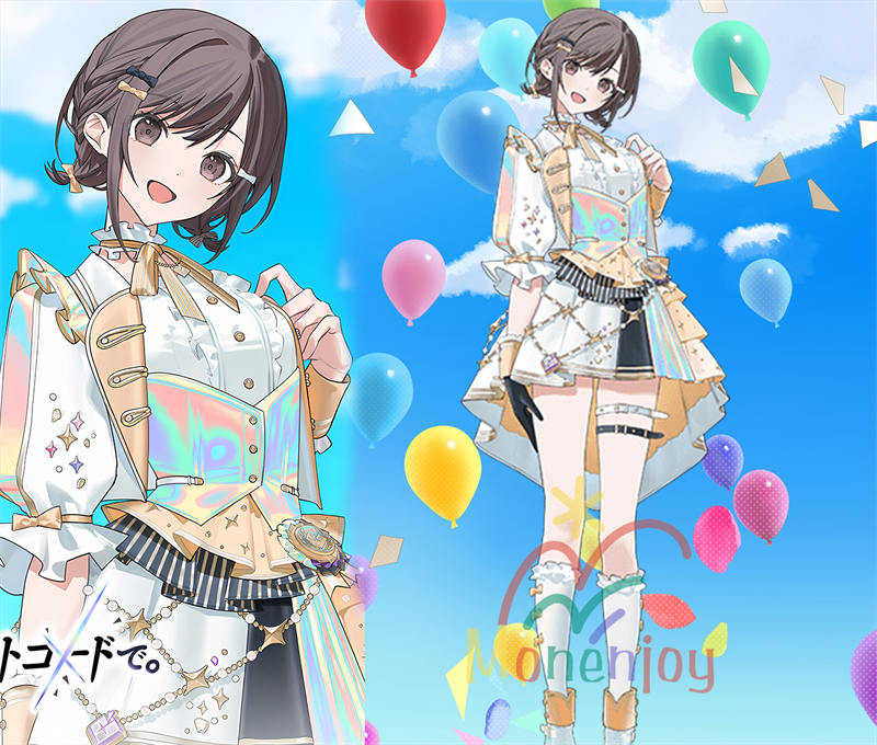 Monenjoy　プロセカ 東雲絵名 コスプレ 衣装　2025年　感謝祭　祭り フルーセット