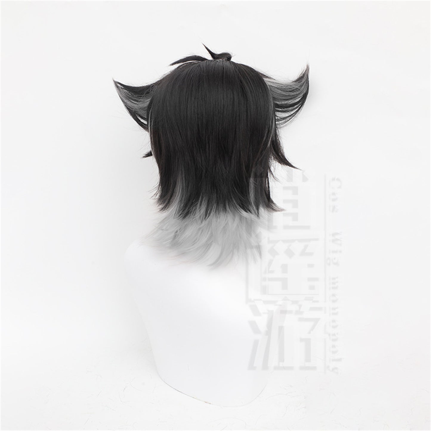 Monenjoy 原神（げんしん）　リオセスリ　35cm　ウィッグ　自然　ウィッグ　ショート　ういっぐ フルウィッグ　自然 つけ毛　 ふんわり カール　ライブ　フルウィッグ　お洒落 ファッション かつら - Monenjoy