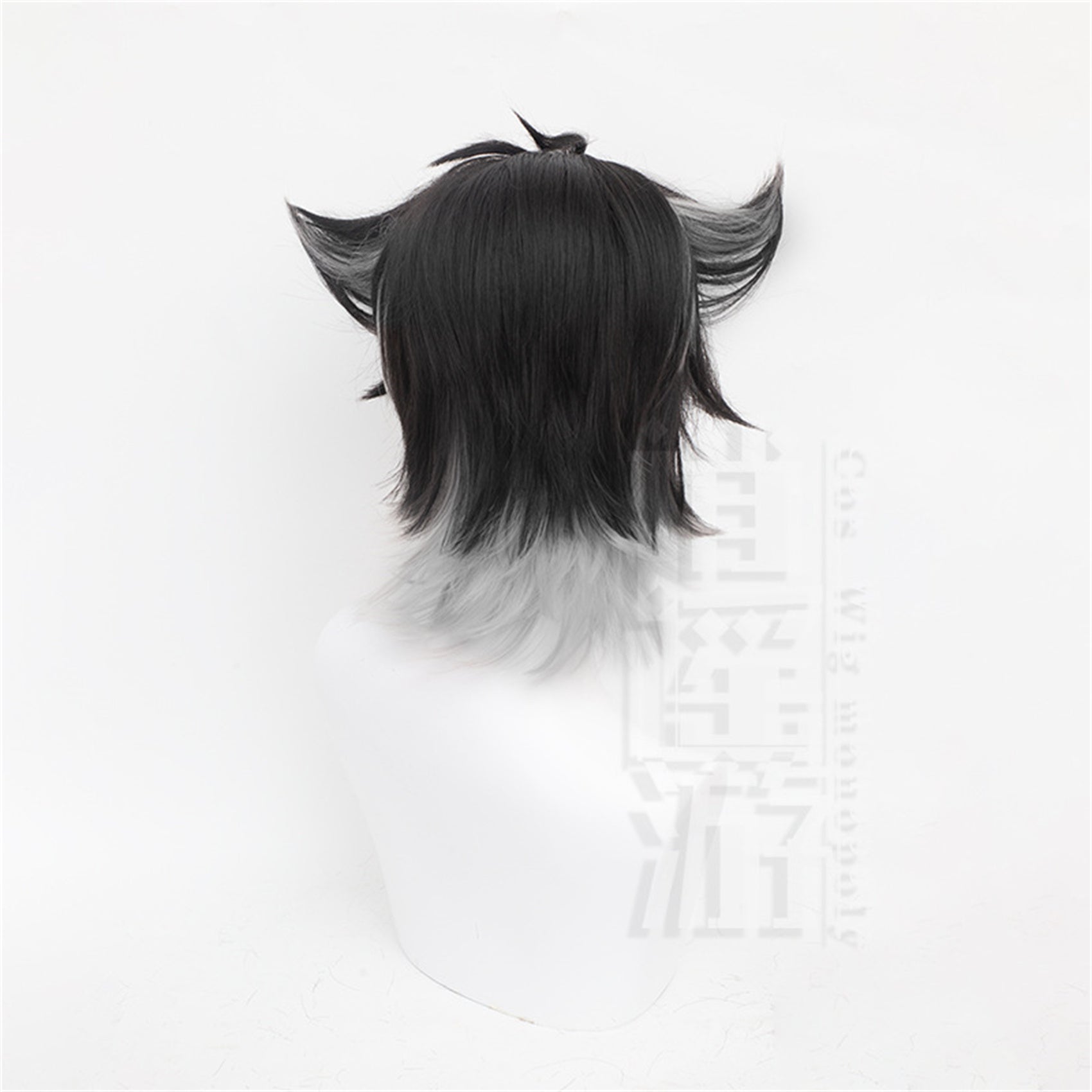 Monenjoy 原神（げんしん）　リオセスリ　35cm　ウィッグ　自然　ウィッグ　ショート　ういっぐ フルウィッグ　自然 つけ毛　 ふんわり カール　ライブ　フルウィッグ　お洒落 ファッション かつら - Monenjoy