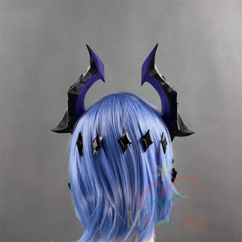 Monenjoy コスプレ小道具 原神 ドゥリン 角 　Durin　悪魔の角  PLA製 3Dプリント　龍人・ホムンクルス 魔龍ドゥリン　 コスプレ用アクセサリー  髪飾り　イベント　仮装　軽量