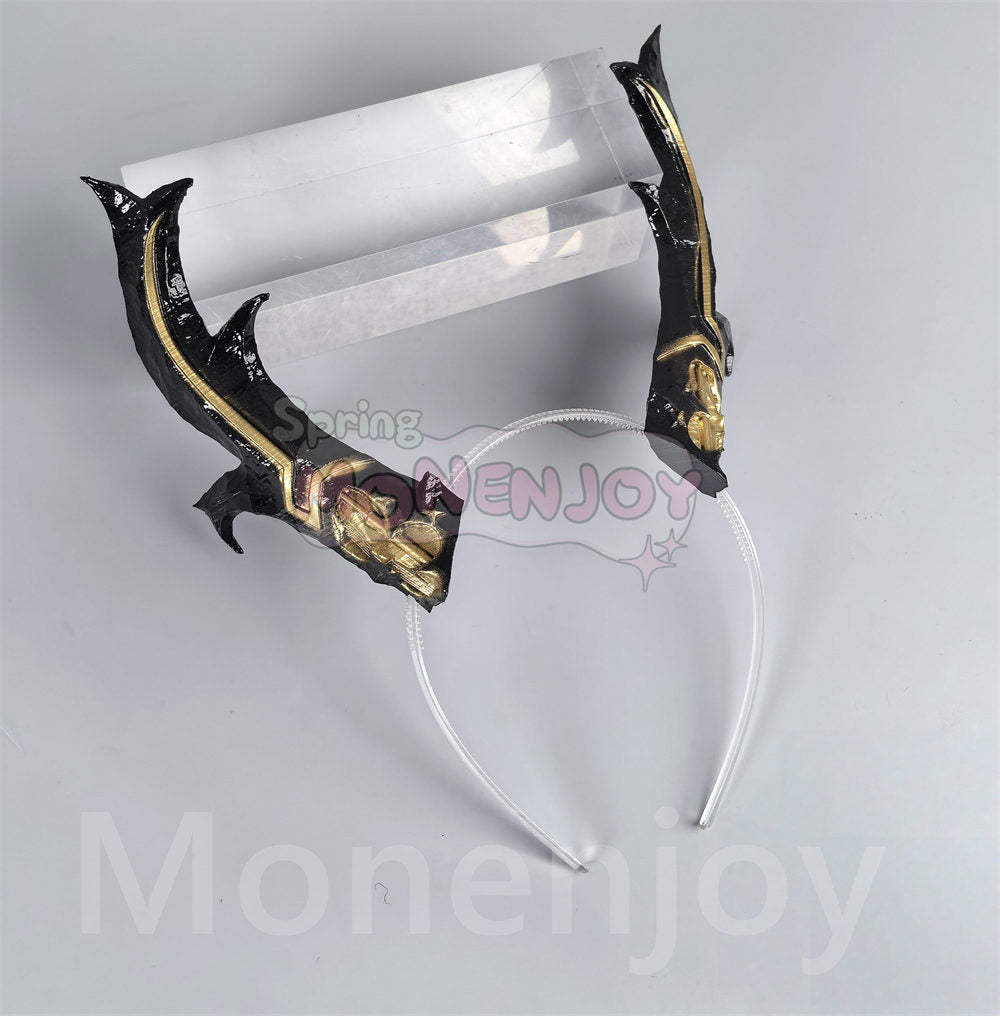 Monenjoy　 エンドフィールド 　リーフォン　角　ヘアバンド　コスプレ道具　アークナイツ　Lifeng　イベント舞台対応 Monenjoy