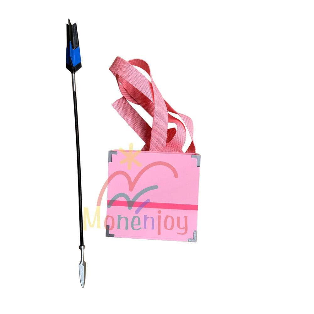 Monenjoy 超かぐや姫！ 駒沢乃依 コスプレ弓矢セット 弓 矢筒 PETG素材 80cm 本格武器プロップ MONENJOY