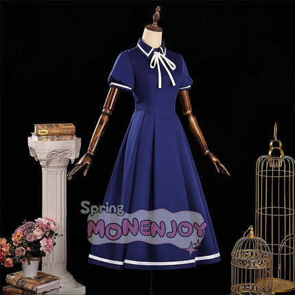 Monenjoy ชุดคอสเพลย์ฤดูร้อนของ Cardcaptor Sakura Kinomoto และ Syaoran Li ชุดนักเรียนประถม ชุดกะลาสีพร้อมปักโลโก้ สร้างขึ้นใหม่อย่างสมบูรณ์แบบจากอนิเมะ รุ่นชุดนักเรียนมัธยมต้น