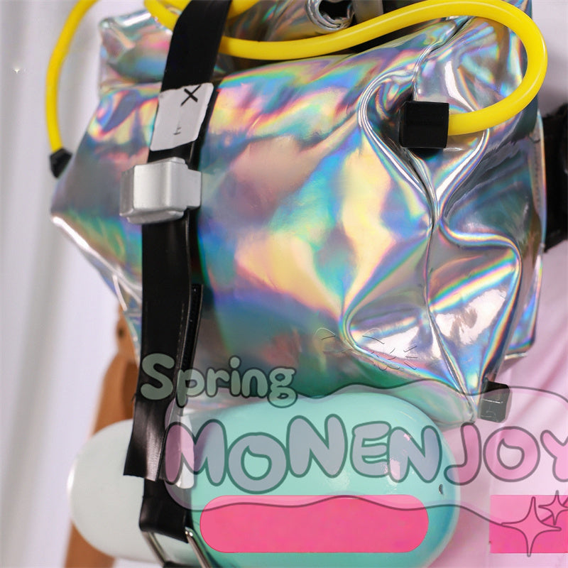 Monenjoy  ゼンレスゾーンゼロ　浮波柚葉 水着 コスチューム　晴天の化け狸　3d樹脂製パーツ＋鞄付　ゼンゼロ/ZZZ　コスプレ衣装