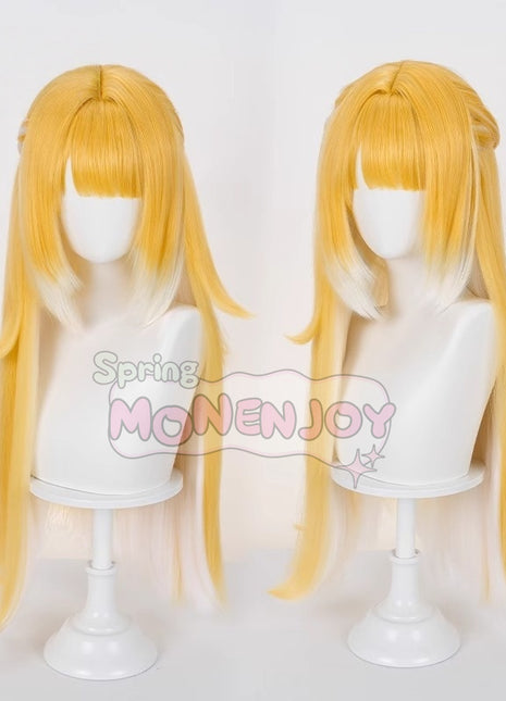 Monenjoy　ゼンレスゾーンゼロ 橘福福 　ウィッグ　フーフー　75cm　カツラ　雲嶽山の門下生　コスプレ衣装GS1421 　 - Monenjoy