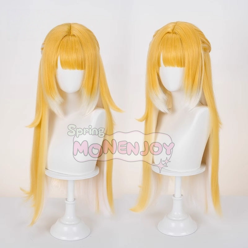 Monenjoy　ゼンレスゾーンゼロ 橘福福 　ウィッグ　フーフー　75cm　カツラ　雲嶽山の門下生　コスプレ衣装GS1421 　 - Monenjoy