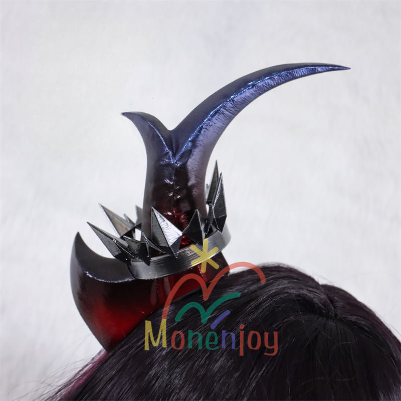 Monenjoy　　アークナイツ:エンドフィールド　Surtr レーヴァテイン 角　17cm　PLA材質　アクセサリー　ヘアアクセサリー　髪飾 スルト(史尔特尔　イベント　コスプレ道具