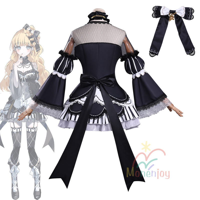 Monenjoy　魔法少女ノ魔女裁判　佐伯ミリア　コスプレ衣装　囚人番号663　ウィッグ追加可能　コスチューム