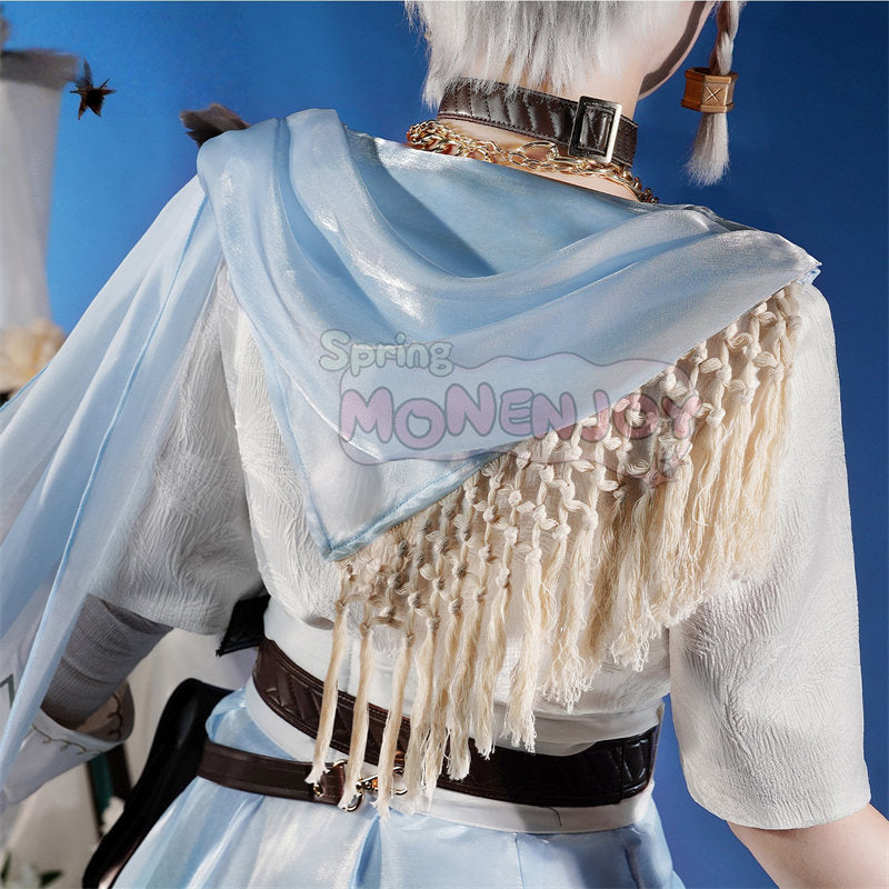 Monenjoy　アイデンティティ5　占い師　ホワイト　コスプレ衣装　SSR衣装 イライ・クラーク　 Seer Eli Clark 　 第五人格/IdentityV　 cosplay　