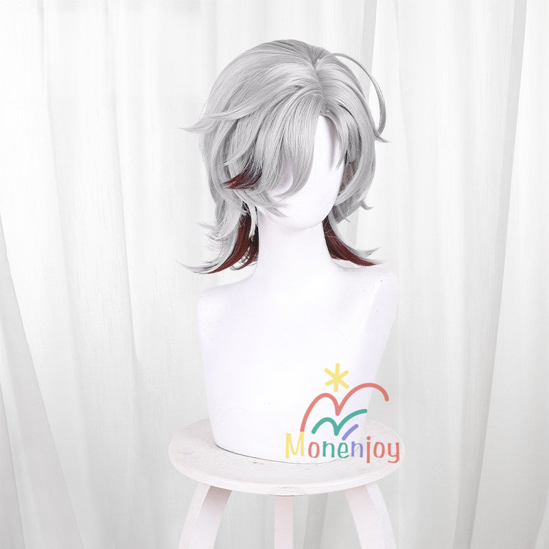 Monenjoy　原神　イルーガ ウィッグ　鬘　Illuga 　カツラ　イベント　アクセサリー　萌えグッズ　自然感　