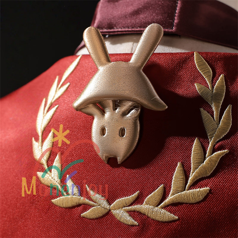 第一弾予約中　Monenjoy　崩壊スターレイル 火花　コスプレ衣装 ドレス フルセット 3D樹脂パーツ ぬいぐるみ付き スタレ　コスチューム 二相楽園 愉悦 　仮装