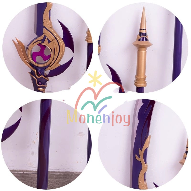 Monenjoy　原神 草薙の稲光 コスプレ道具　PLA材質　180cm　雷電将軍　餅武器レプリカ　槍(長柄)GS1198 - Monenjoy