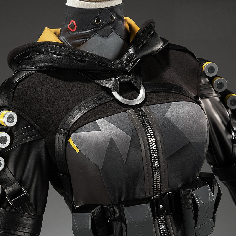 Monenjoy　ゼンレスゾーンゼロ　オルペウス　コスプレ衣装　鬼火　ゼンゼロ／ZZZ　イベント 鬼火+角＋尻尾追加可能　ボルス小隊　ハロウィン　