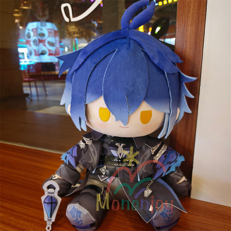 Monenjoy  原神　フリンズ  ぬいぐるみ　ぎんろう 着せ替え可能　綿人形 40cm　ぬいぐるみ　灯（座り姿勢タイプ） 同人ハンドメイドドール【予約販売・ロット別発送】 中国輸入品