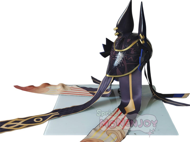 Monenjoy　原神　セノ　ヘルメット　コスプレ道具　武器モデル　舞台道具　FRP＋PUレザー　イベント