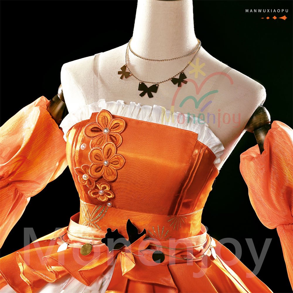 Monenjoy　原神 璀夜华宴 宵宮　コスプレ衣装　洋服　ドレス　イベント　舞台服　ワンピース　 MONENJOY