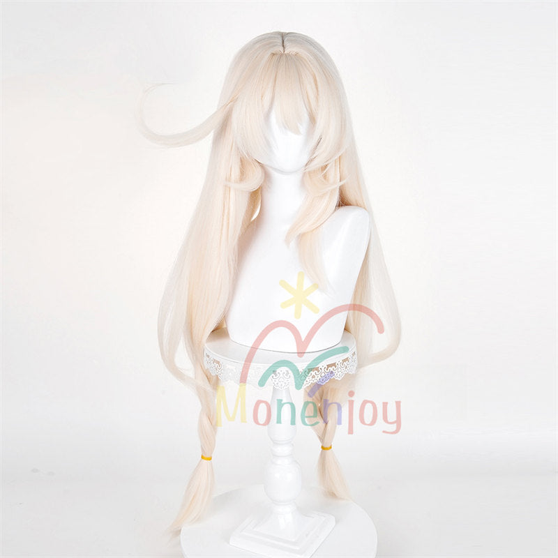 Monenjoy　原神 アリス　ウィッグ コスプレ　かつら　98cm　コスチューム　ナド・クライ編　魔術師　コスプレ道具　魔女　仮装　モンド　 魔女会