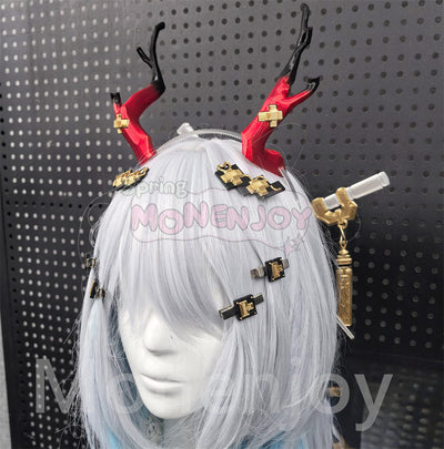 Monenjoy　 エンドフィールド　ゾアン・ファンイ　角　ヘアアクセサリー　アークナイツ　イベント舞台対応　PLA材質 MONENJOY