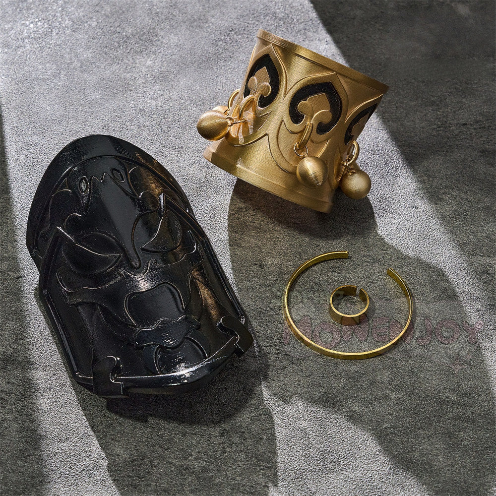Monenjoy　崩壊スターレイル アッハ 千冶・刃 コスプレ衣装　3dPLA材質パーツ　せんやじん 　コスチューム　イベント舞台対応　ハロウィン MONENJOY