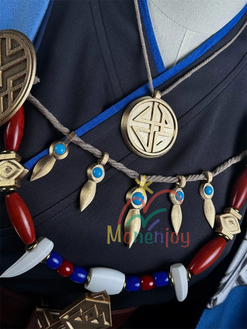 Monenjoy　アークナイツ　聖聆プラマニクス　コスプレ衣装　圣聆初雪　コスチューム　Pramanix the Prerita　イベント　仮装