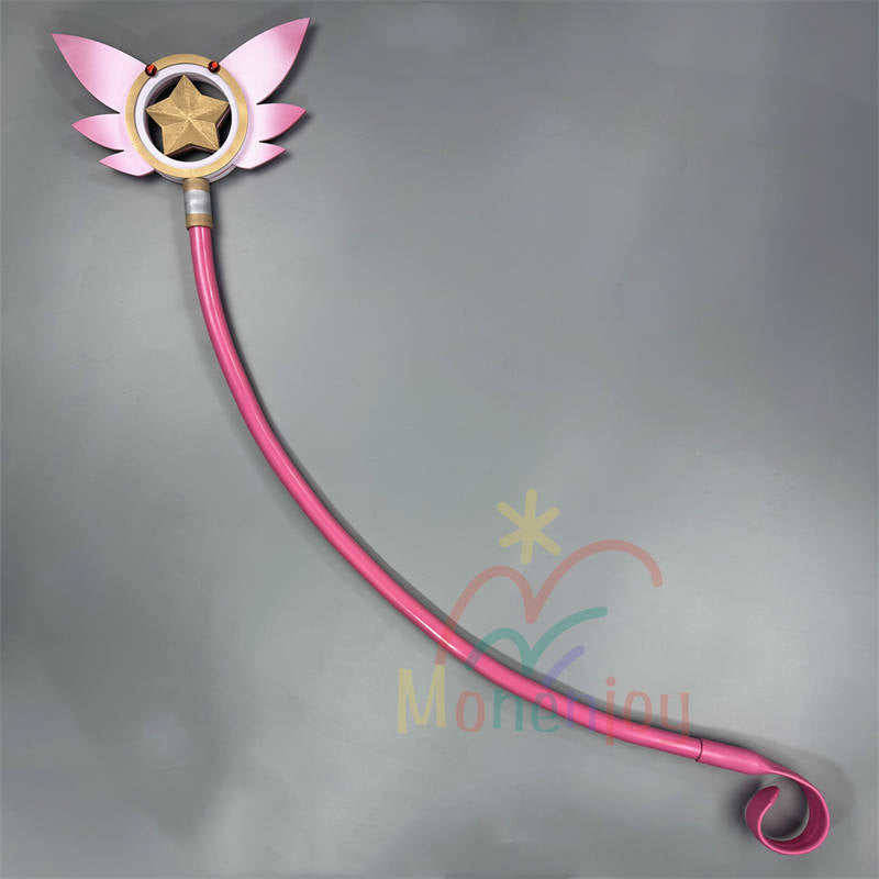 Monenjoy　Fate/kaleid liner プリズマ☆イリヤ　イリヤ　コスプレ道具　美遊・エーデルフェルト　法杖　PVC材質 魔法少女・カレイドサファイア　武器モデル