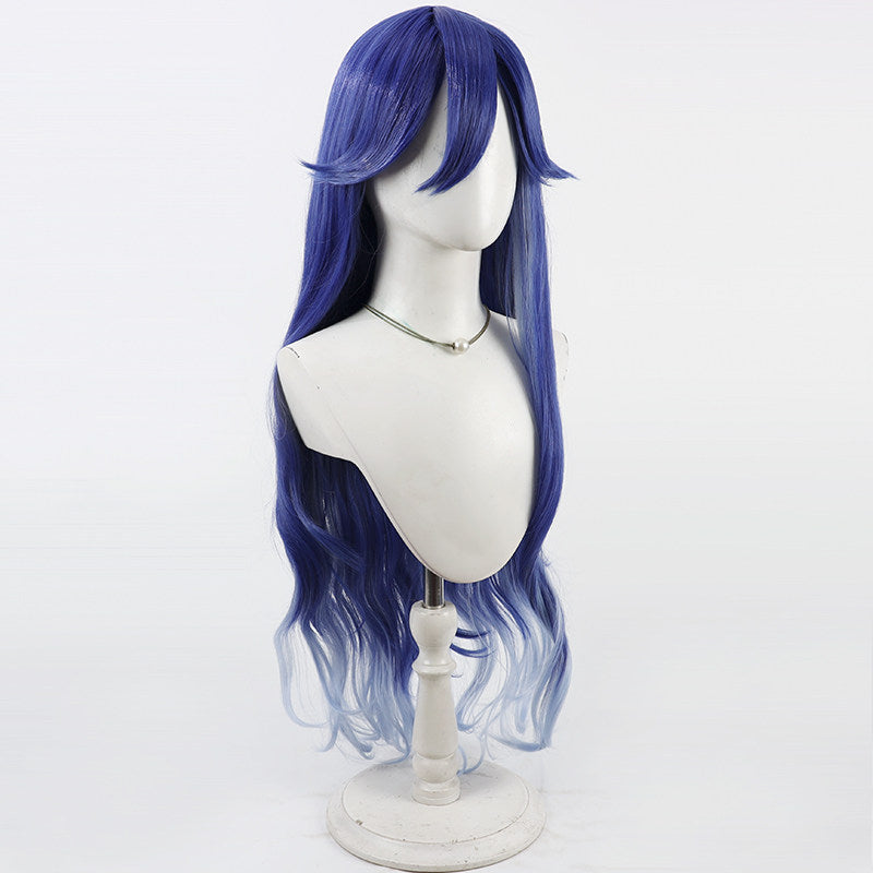 Monenjoy　鳴潮　ルシラー　90cm　コスプレウィッグ　カツラ　紫色　鬘　耐熱ウィッグ  自然な仕上がり 通気性 マットシルク 自然感　仮装 イベント/仮装に最適