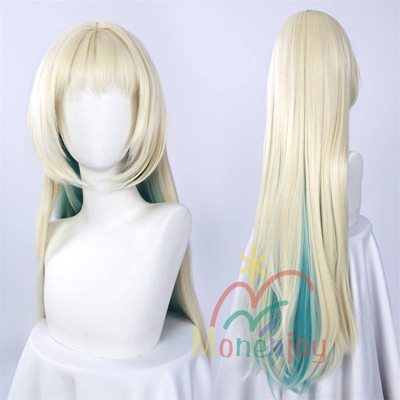 Monenjoy 鳴潮 カルテジアコスプレ衣装　 フルールドリス 礼服　放浪騎士　豪華コス衣装　エルフ耳+黒キャミ+スパッツ付属 スカート色完全再現 プレミアム版