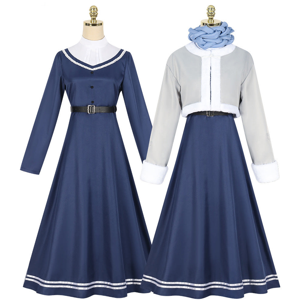 Monenjoy葬送のフリーレン　 魔法使い　フェルン　コスプレ コスチューム　COS　パーティー 舞台衣装　ハロウィン　感謝祭　コスチューム　変装　ハロウィン　舞台衣装　撮影　コスプレ - Monenjoy