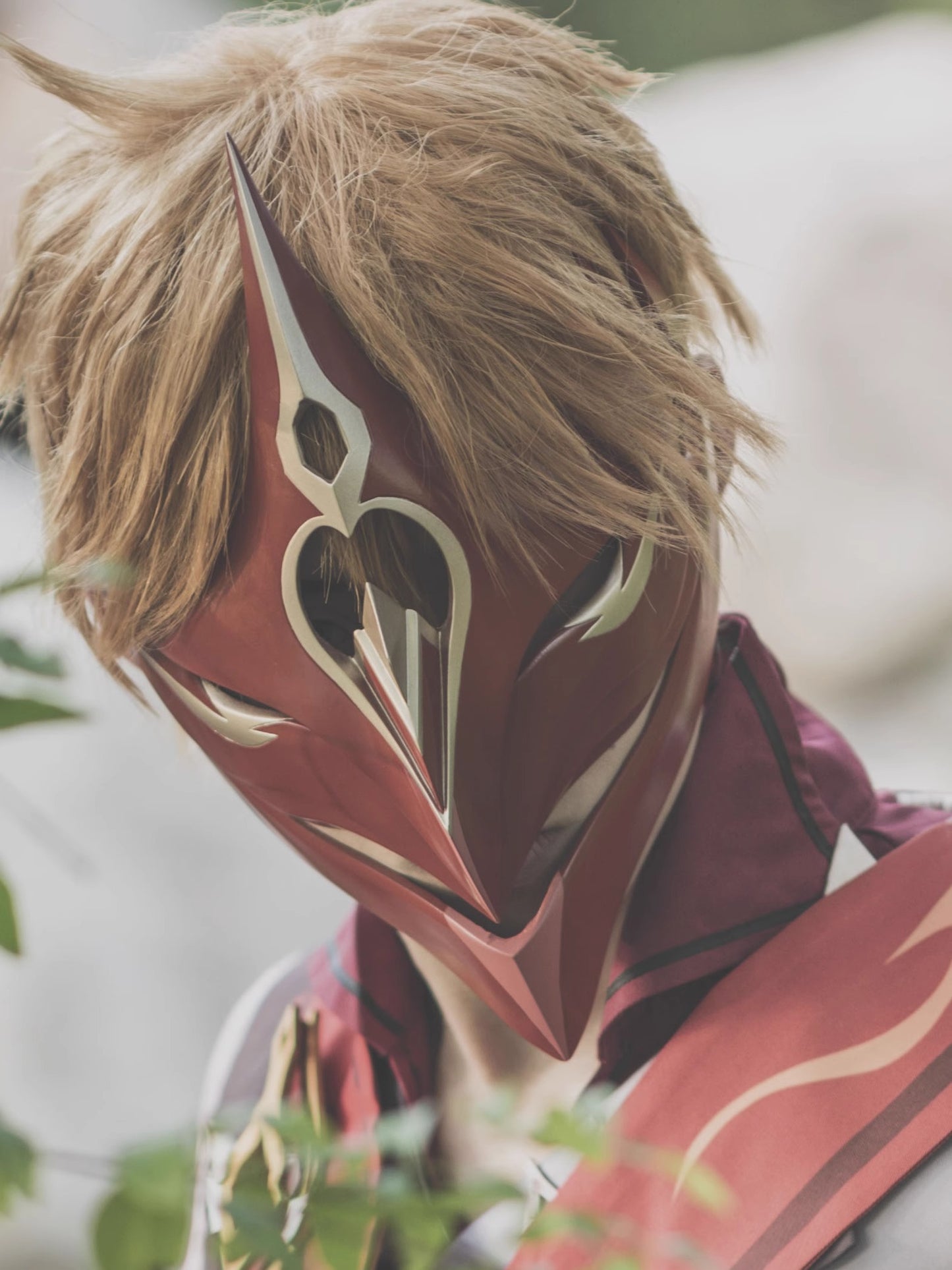 ［受注製品］Monenjoy 原神　タルタリヤ　マスク　コスプレ道具 - Monenjoy