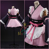 Monenjoy　超かぐや姫　駒沢 乃依　コスプレ衣装　メイド服　ピンク色　角贈り　耳＋尻尾別途追加 MONENJOY