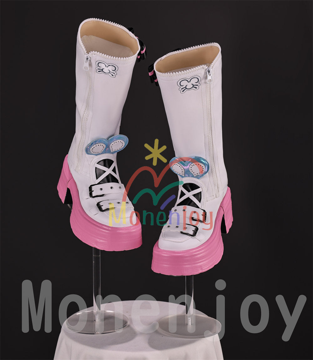 Monenjoy　NTE ネバエバ ちぃちゃん　ブーツ　シューズ　コスプレ道具　 MONENJOY