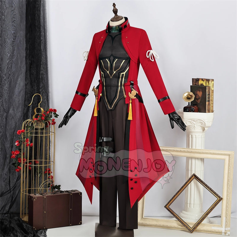 Monenjoy　崩壊スターレイル　 アーチャー　Fateコラボ　サーヴァント　コスプレ衣装　イベント　赤色 - Monenjoy