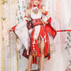 Monenjoy 原神 八重神子　コスプレ衣装　やえみこ　和服　イベント　仮装　舞台服　仮装　ハロウィン　学園祭 - Monenjoy