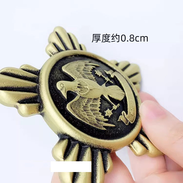 Monenjoy ツイステ コスプレ道具　ブローチ 制服 校章 腕章 ピンバッジ　PU製　撮影道具　コスチューム　イベント　仮装　ハロウィン　学園祭　周年祭　おもちゃ - Monenjoy