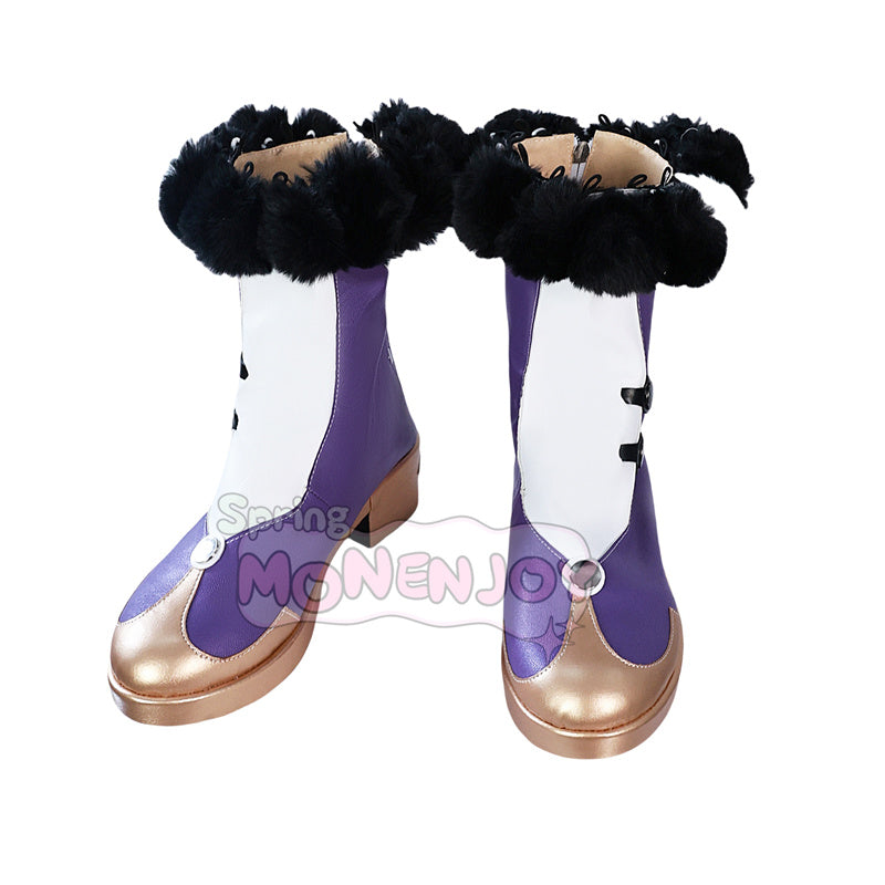 「在庫限り・完売次第終了」Monenjoy 鳴潮 ロココ コスプレ衣装　 愚者の劇団 ドレス+仮面ヘッドドレス+指輪付属 別売ウィッグ＆ブーツで完成度UP