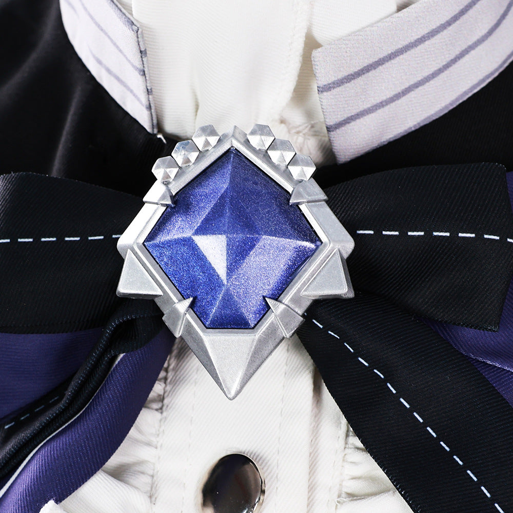 Monenjoy　ゼンレスゾーンゼロ　ZZZ ビビアン ヴィヴィアン 礼服　モッキンバード　3D樹脂アクセサリー　ワンピース　コスプレ衣装　ウィッグ追加 - Monenjoy