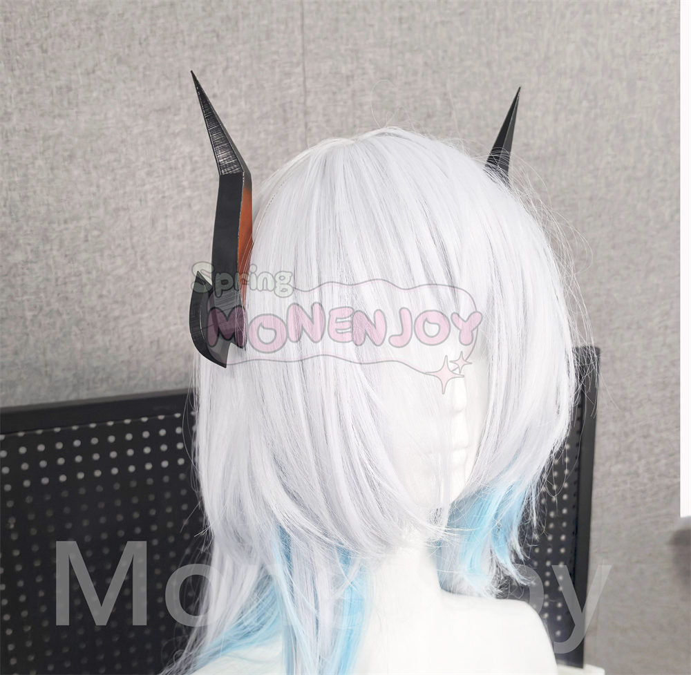 Monenjoy　エンドフィールド 萊西亞 　角　コスプレ道具　ヘアバンド　18cm　アークナイツ　イベント舞台対応 MONENJOY