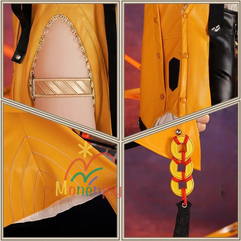 Monenjoy ゼンレスゾーンゼロ  儀玄 コスプレ衣装　イーシェン　パーティ　コスチュームGS1430