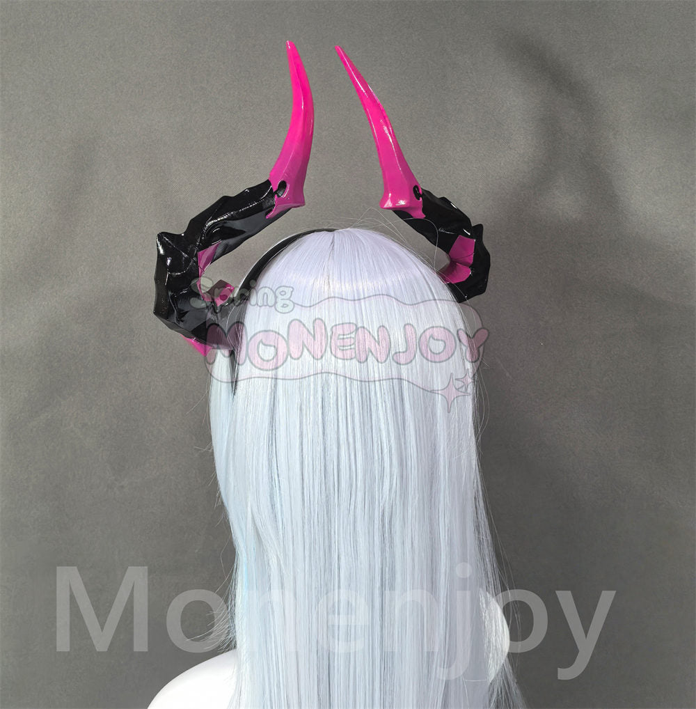 Monenjoy エンドフィールド イヴォンヌ 角 28cm ヘアバンドPLA材質　コスプレ道具　アークナイツ　イベント舞台対応 MONENJOY