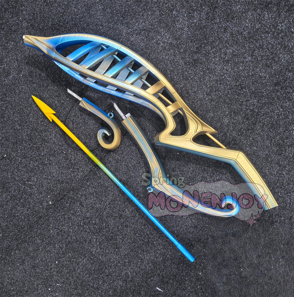 Monenjoy　アイデンティティ5　弓使い　  場違いなウェルフ　モチーフ武器　弓　コスプレ道具　PLa材質　125cm　レプリカ　ブリュンヒルド・ウェルフ　第五人格/IdentityV　イベント舞台対応　 MONENJOY