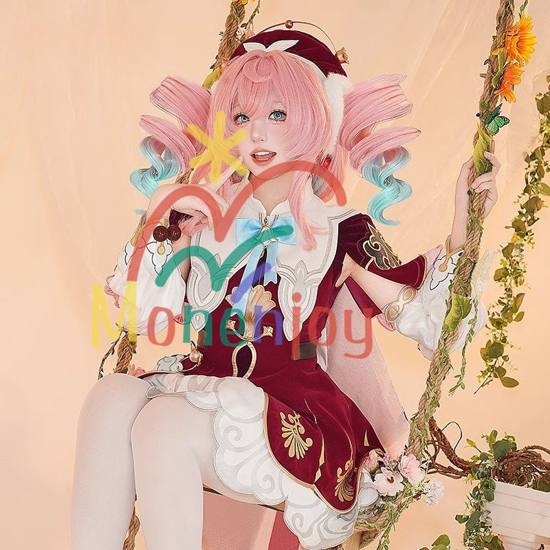 「第一弾注文受付中！ 5月上旬出荷予定」Monenjoy　崩壊スターレイル　ヒアンシー　コスプレ衣装　洋服　ワンピース 少女　医師ヒアシンシア　コスチューム　オンパロス 黄金裔　かわいい　帽子付 - Monenjoy