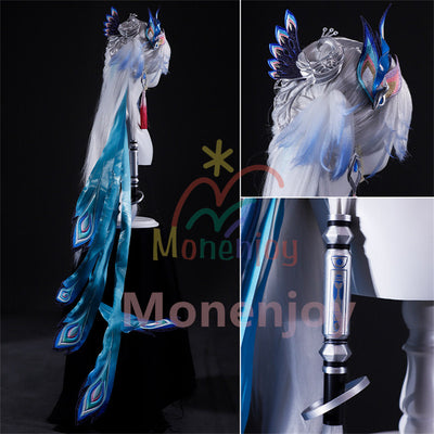 Monenjoy　 崩壊スターレイル 爻光　コスプレ衣装　Yao Guang　コスチューム　Honkai: Star Rail　金属装飾パーツ　精巧な刺繍柄　イベント　 MONENJOY